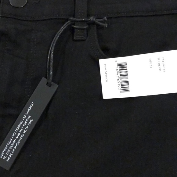 J Brand Maria High Rose Skinny Leg Black 31 - Picture 7 of 8